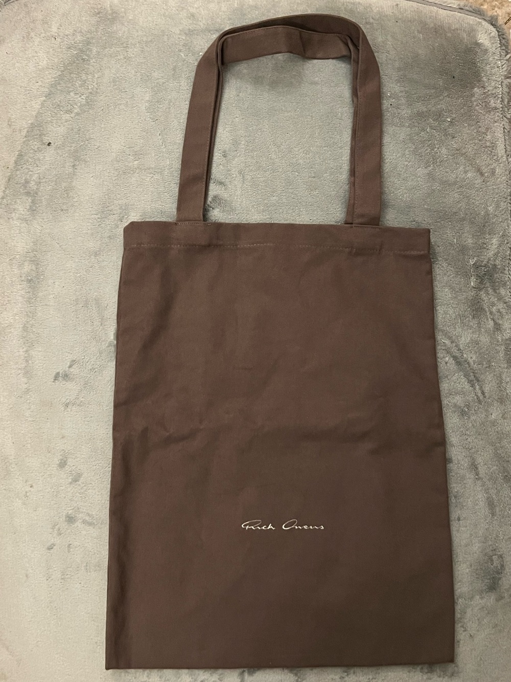 Brand New Rick Owens Brown Dust Bag